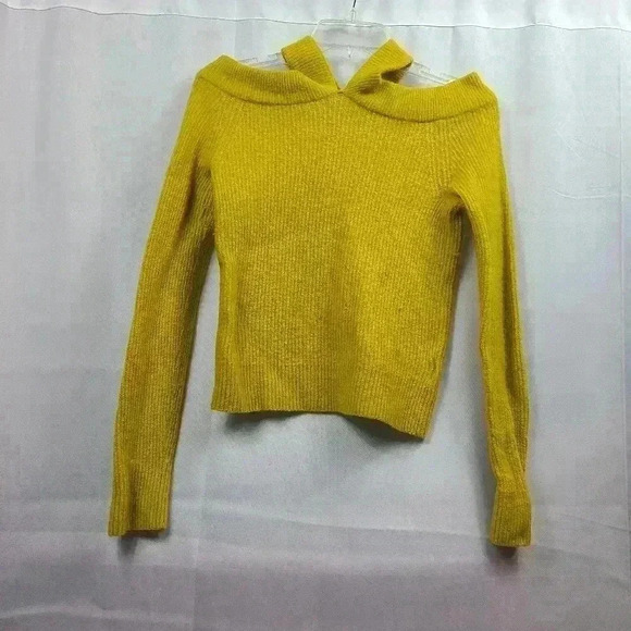 Moth by Anthropologie Yellow Wool Sweater Women's XS - Picture 2 of 2